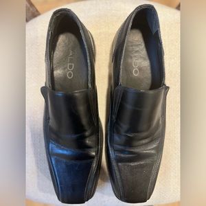 Aldo - Mens Black Slip on Loafer
